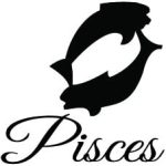 Newclew Zodiac Pisces Lucky Birth Sign Any Color Decal Notebook Car Laptop Art Vinyl Bumper Sticker DecalPisces - Pisces Car Accessories for men