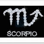 Wee Blue Coo DIAMOND ZODIAC BLING HOROSCOPE SCORPIO Canvas art Prints - Scorpio Canvas for men