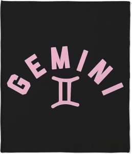 CafePress Gemini Throw Blanket Super Soft Fleece Plush Throw Blanket, 60"x50" - Gemini Blanket for men