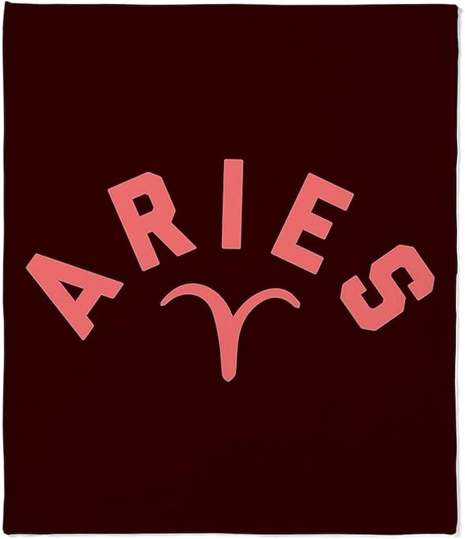 CafePress Aries Throw Blanket Super Soft Fleece Plush Throw Blanket, 60"x50" - Aries Blanket for men