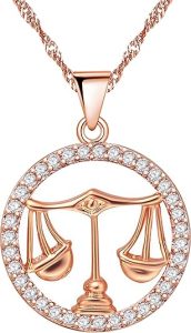 Uloveido - Libra Necklace for men