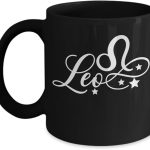 Leo Mug, Born July 23 - Aug 22: Astrology Constellation Zodiac Symbol Nameplate, Displays Birthday Horoscope Sign Of Aquarius For Women, Men - Aquarius Mug for men