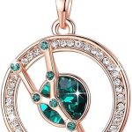 Leafael "Superstar Zodiac Constellation Pendant Necklace Made with Premium Crystal Horoscope Jewelry, Gold or Rose Gold Plated, 18"+ 2" - Taurus for men