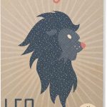 Lantern Press 12x18 Inch Premium Wood Sign, Ready to Hang Wall Decor, Leo, Woven Zodiac - Leo Canvas for men