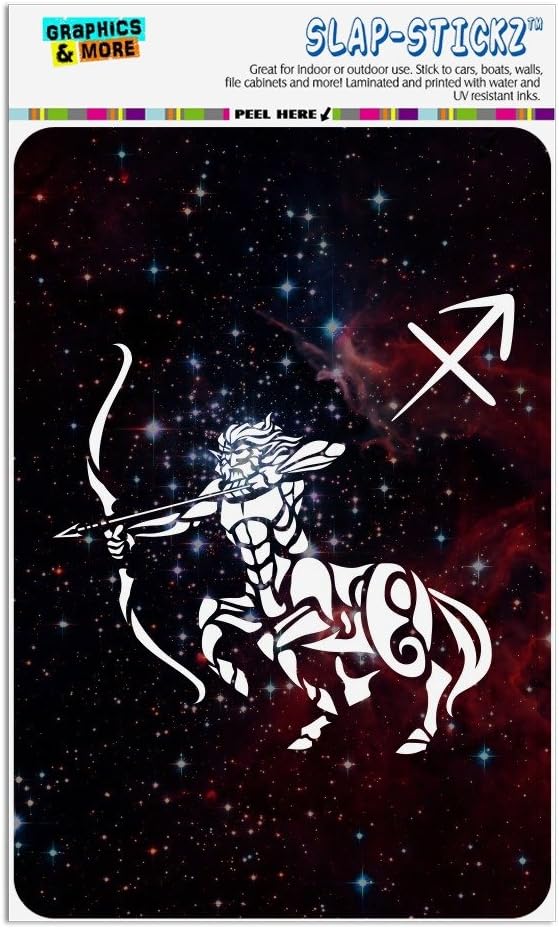 GRAPHICS & MORE Sagittarius Archer Zodiac Sign Horoscope in Space Home Business Office Sign - Sagittarius Home Decor for men
