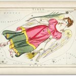 Astrology Posters - Virgo Zodiac Antique Constellation Poster - 11x14 Unframed Art Print - Great Vintage Zodiac Poster, Astrology and Aptitude Vintage Home Wall Decor for Astrology Enthusiasts - Virgo Poster for men