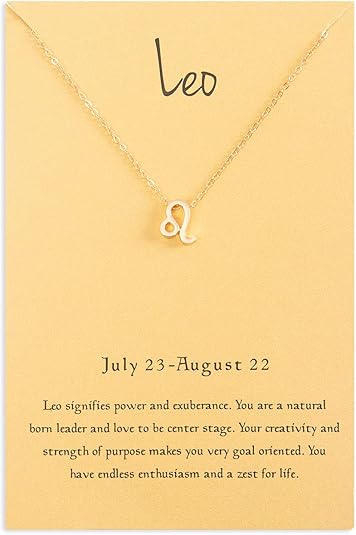 Cyberny Women 18K Gold Plated Pendant Necklace 18" - Aries Necklace for men