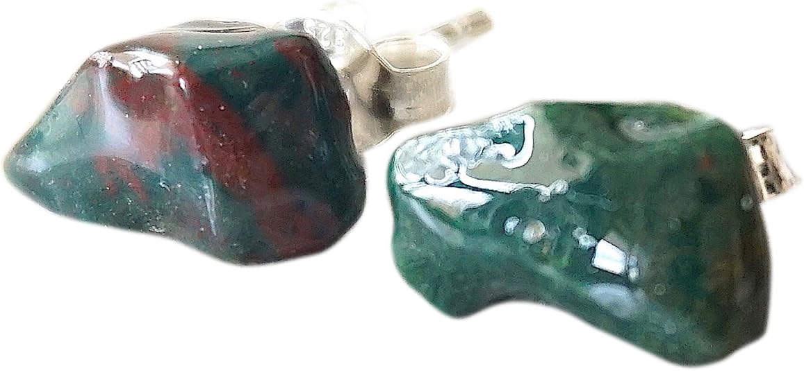 Women's and Men's Aleternative Birthstone Crystal Stud Earrings - Aries Earrings for men