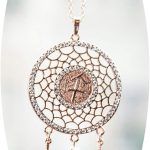 Mini Zodiac Sign Dream Catcher Car Charm Rear View Mirror Accessories, Boltz Boho Dangling Feather Tassel Bead Pendant Constellation Ornament Wall Hanging Home Decoration (1, Sagittarius) - Pisces Car Accessories for men