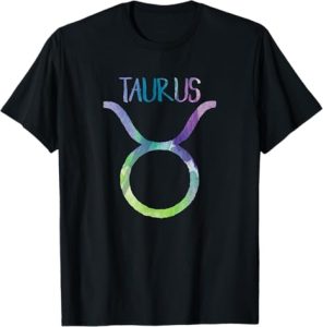 Taurus Zodiac Symbol Astrology Bull Earth Sign T-Shirt - Taurus for men