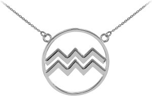 LA BLINGZ - Aquarius Necklace for men