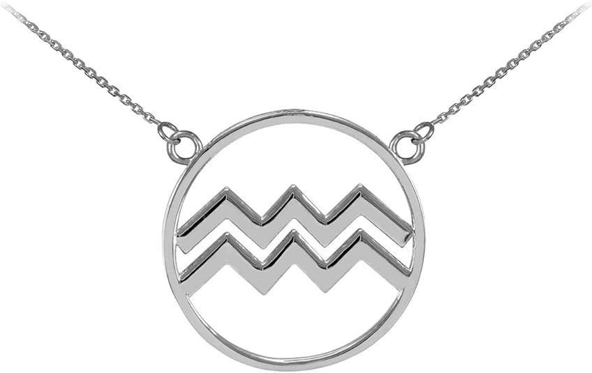 LA BLINGZ - Aquarius Necklace for men