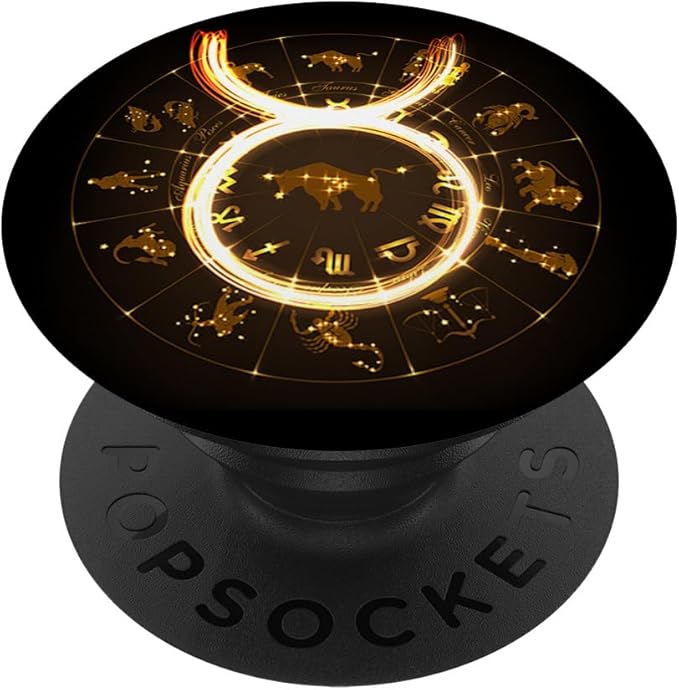 Taurus Zodiac Sign! Born in April, May PopSockets PopGrip: Swappable Grip for Phones & Tablets PopSockets Standard PopGrip - Taurus for men