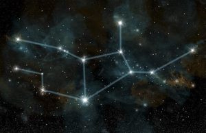 Posterazzi An artist's depiction of the constellation Virgo the Virgin Poster Print, (17 x 11) - Virgo Poster for men