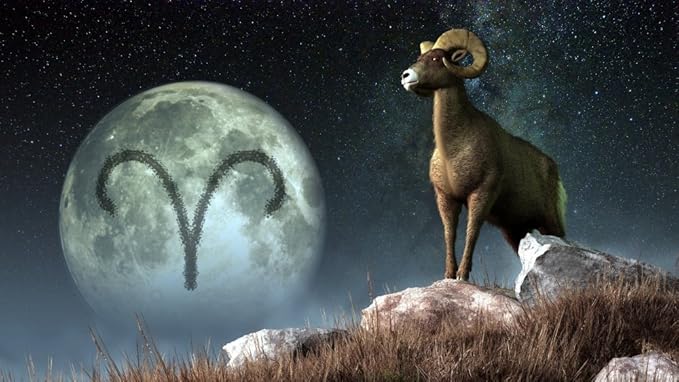 Posterazzi Aries is the first astrological sign of the Zodiac. Its symbol is the ram Poster Print, (18 x 10) - Aries Poster for men