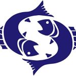 Pisces Zodiac Vinyl Sticker Decals (Pack of 2) for Car Bumper Window Laptop Tablet Phone (4" x 3.6", Purple) - Pisces Car Accessories for men