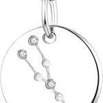 YL Women's Constellation Necklace Sterling Silver Zodiac Jewelry Astrology Coin Horoscope Pendant - Taurus Products for men