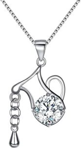 EVER FAITH - Aquarius Necklace for men