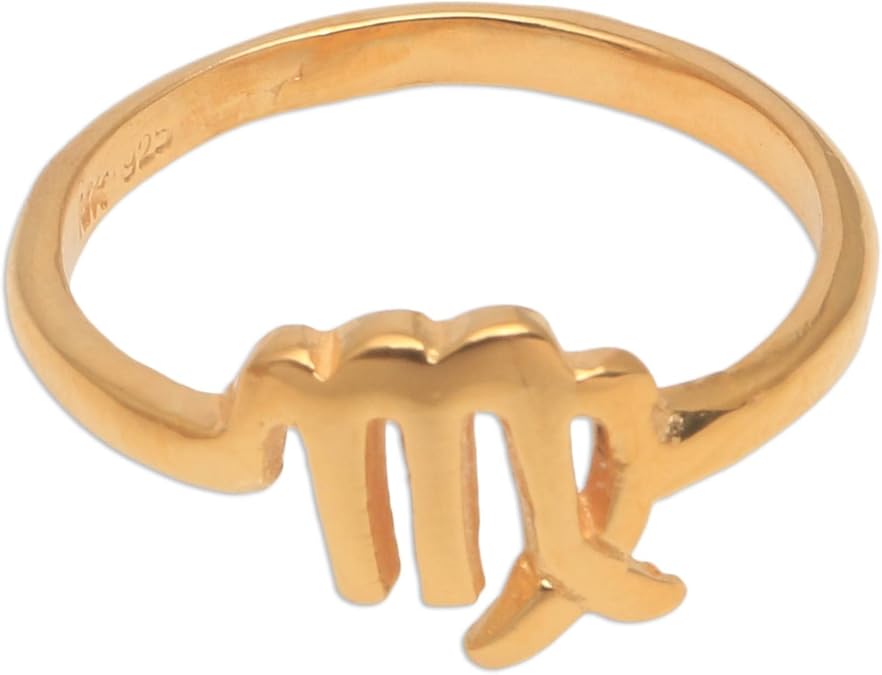 NOVICA - Virgo Ring for men