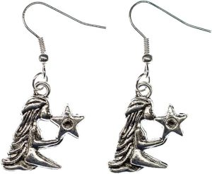 Miniblings - Virgo Earrings for men