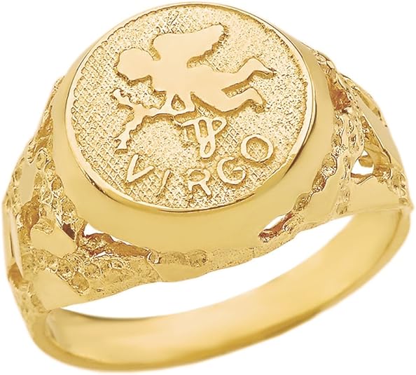 Astrology Jewelry - Virgo Ring for men
