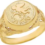 Claddagh Gold - Virgo Ring for men