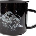TAURUS Ceramic Mugs - 13.5 oz Coffee & Tea Mug, Astrology Horoscope Cups with Personality Traits Revealed Inside, April & May Birthday Constellation and Zodiac Sign Drinkware - Taurus Products for men