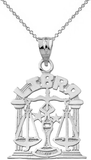 Claddagh Gold - Libra Necklace for men