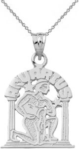 Claddagh Gold - Aquarius Necklace for men