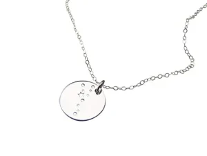 Taurus Zodiac Constellation Necklace - Sterling Silver - Astrology Necklace - Gift for Her - Taurus Products for men