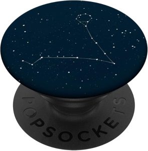 Pisces Star Sign Constellation Zodiac Design PopSockets PopGrip: Swappable Grip for Phones & Tablets - Pisces for men