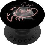 Cute Scorpio Scorpion Zodiac Sign Astrology Rose Pink Boho - Scorpio Canvas for men