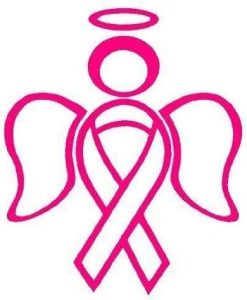 Ribbon Angel Support Breast Cancer Decal 5 Premium Quality Pink Vinyl Vinyl Decal Sticker Car Waterproof Car Decal Bumper Sticker 5" - Cancer Car Accessories for men