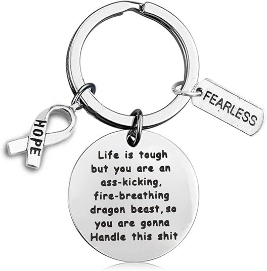 BEKECH - Cancer Keychain for men