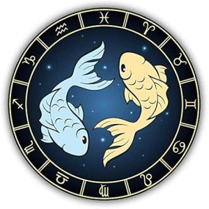 Pisces Zodiac Sign Vinyl Decal Sticker Waterproof Car Decal Bumper Sticker 5" - Pisces Car Accessories for men