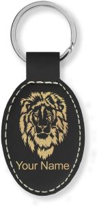 LaserGram - Leo Keychain for men