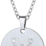 PROSTEEL Stainless Steel Zodiac Star Sign Constellation Horoscope Pendant Necklace Idea Men Women - Scorpio Accessories for men