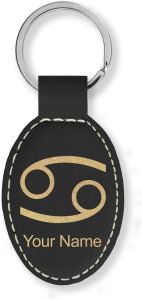 LaserGram - Cancer Keychain for men
