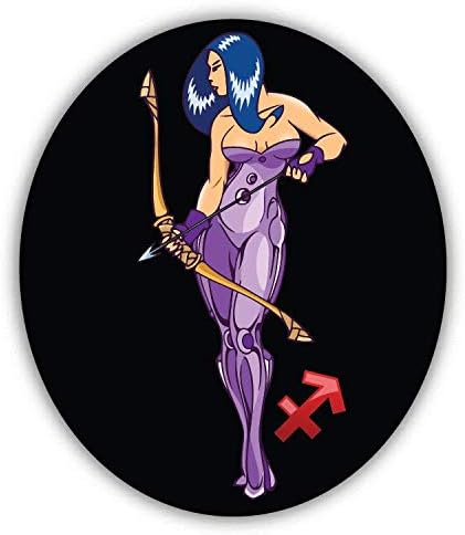 Sagittarius Horoscope Sign Sexy Vinyl Decal Sticker Waterproof Car Decal Bumper Sticker 5" - Pisces Car Accessories for men