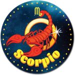 SignMission Circular Rigid Plastic Sign 12" Tall - Scorpio | Plastic Sign | Made in The USA - Scorpio Canvas for men