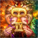 Better Selection 5D DIY Full Drill Constellation Diamond Art Aquarius Cross Stitch Zodiac Signs Embroidery Mosaic Kit Home Decor Wall Art Gifts Gemini - Gemini Canvas for men