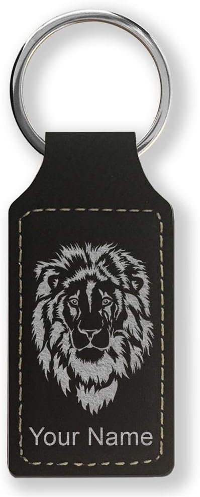 LaserGram - Leo Keychain for men