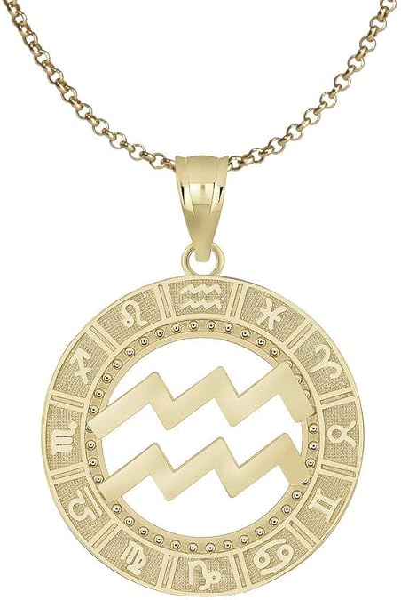 CaliRoseJewelry - Aquarius Necklace for men