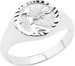 CaliRoseJewelry - Virgo Ring for men
