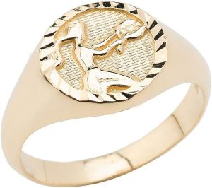 CaliRoseJewelry - Virgo Ring for men