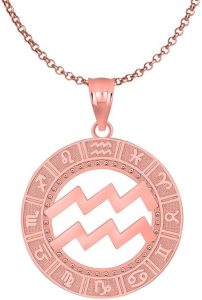 CaliRoseJewelry - Aquarius Necklace for men