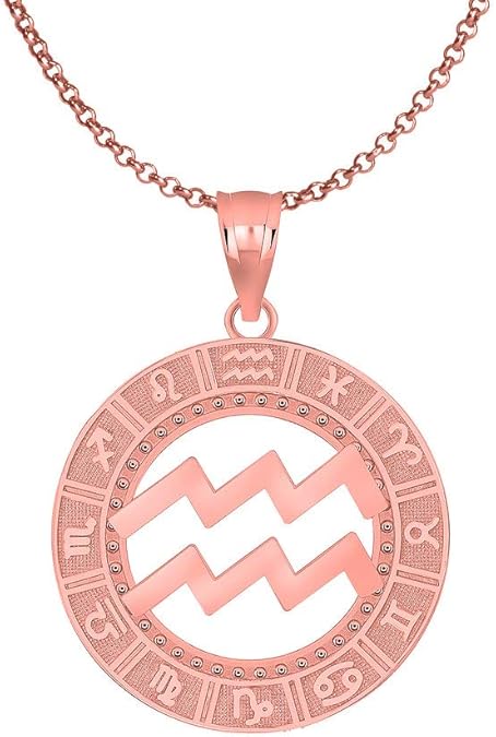 CaliRoseJewelry - Aquarius Necklace for men