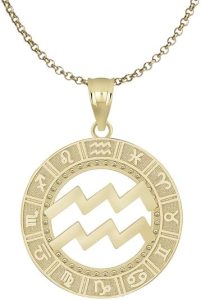 CaliRoseJewelry - Aquarius Necklace for men