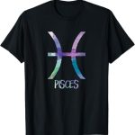 Picadilly Printables Zodiac Astrology - Pisces T-Shirt for men