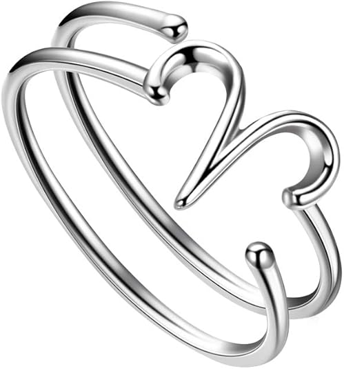 Women Adjustable Zodiac Ring Celestial Open Ring 925 Sterling Silver 18K Gold Plated 12 Constellation Double Band Statement Ring Horoscop Astrology Birthday Jewelry Mothers Day Gift - Aries Ring for men